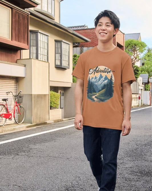 Adventure Script Unisex Classic Crew T-Shirt